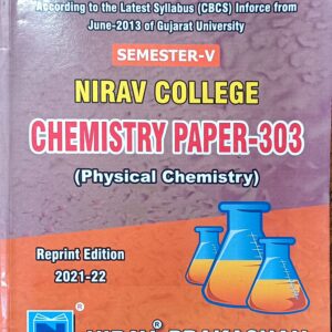 TY BSc Sem-5 Cmemistry Paper-303 (2021-22) For Guj. Uni. (English Medium)