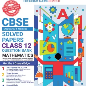 Class-12 Oswaal CBSE Chapterwise Solved Papers 2023-2014 Mathematics (For 2024 Board Exams)