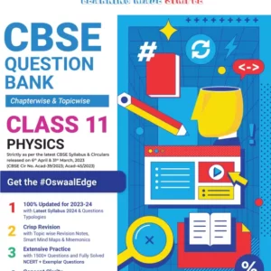 Class-11 Oswaal CBSE Physics Chapterwise Question Bank  (For 2024 Board Exams)