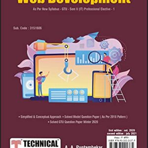 Web Development,Sub Code :3151606,Technical Publication