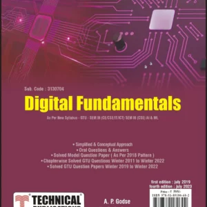 Digital Fundamentals(2023) For  GTU (Sem-3- CSE/CE/IT/ICT - 3130704)Technical Publication