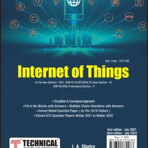 Internet Of Things For GTU (Sem-VII ECE - 3171108) (Sem-VII  Electrical/IT - 3171108)Technical Publication